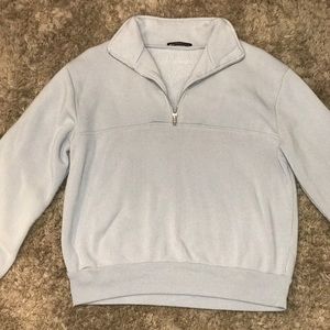 Brandy Melville Light Blue Quarter Zip